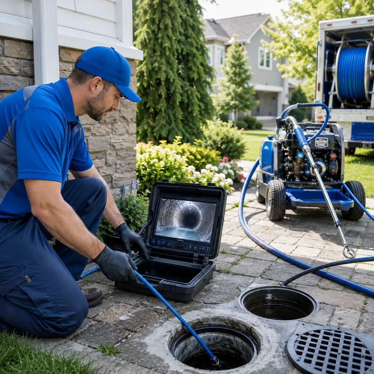 Outdoor drain cleaning professionals serving Flushing, NY